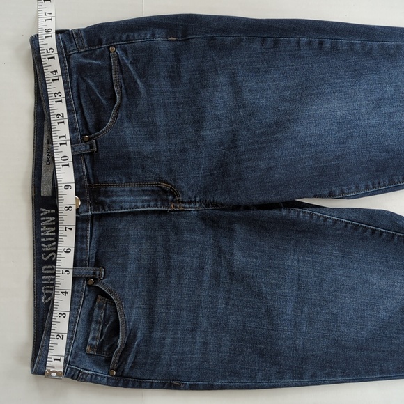 DKNY Soho Skinny Distressed Jeans 4 Blue - Picture 13 of 16